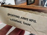 9091
Sporting Arms, Snake Charmer II, 410 gauge, thumb hole stock, 9.5 LOP, 18” barrels, stainless. More pictures at dawsonsdoubles.com - 19 of 21