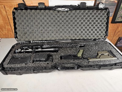 9104
Nemo Battle Rifle, 7.62.51, MTG Pull PRG Stock, Picatinny rails, Vortex Viper Target Scope, 6x24x50, 2 20 round magazines, 1 10 round mag, like