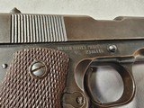 9114
Remington Rand 1911 45 cal, Syracuse NY, US Property, M1911, US Army, Holster, excellent condition, turning brown, More pictures at dawsonsdoubl - 13 of 17