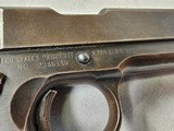 9114
Remington Rand 1911 45 cal, Syracuse NY, US Property, M1911, US Army, Holster, excellent condition, turning brown, More pictures at dawsonsdoubl - 12 of 17