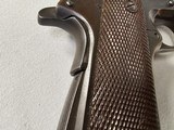 9114
Remington Rand 1911 45 cal, Syracuse NY, US Property, M1911, US Army, Holster, excellent condition, turning brown, More pictures at dawsonsdoubl - 15 of 17
