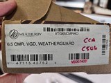 9099
Weatherby Vanguard 6.5 Creedmoor 25” Barrels, NIB, Coastal association, magazine cover, banquet rifle, synthetic stock, NIB, drilled and tapped. - 23 of 23