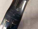 9113
Belgium Browning Superposed, pre war, 12 Gauge, 28” ribbed barrel, 14” LOP,
Mod/Full, Round Knob, long tang, Browning butt pad, 98% solid rib, - 23 of 25
