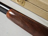 9111
Classic Doubles 12 gauge, 26 “ Barrels, IC/MOD, AA++ Marbled Walnut, Butt pad, vent rib, ejectors, Pistol grip with cap, 14 1/2 LOP,
Box and pa - 12 of 25
