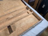 9185
Winchester Diamond Grade shotgun case. This is a rare case that will hold two barrels. Has been used. This case will hold up to 34” barrels. Mor - 24 of 25