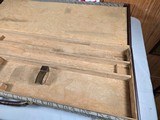 9185
Winchester Diamond Grade shotgun case. This is a rare case that will hold two barrels. Has been used. This case will hold up to 34” barrels. Mor - 17 of 25