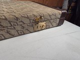 9185
Winchester Diamond Grade shotgun case. This is a rare case that will hold two barrels. Has been used. This case will hold up to 34” barrels. Mor - 5 of 25