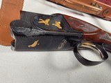 9193
Winchester 101 Super Pigeon 12 GA, 27” Barrels, 7 Winchokes (SK, IC, M, IM,
Full, X-full, CL) 2 pouches and wrench, 7 Gold Images, 2 gold duck - 9 of 25