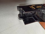 9193
Winchester 101 Super Pigeon 12 GA, 27” Barrels, 7 Winchokes (SK, IC, M, IM,
Full, X-full, CL) 2 pouches and wrench, 7 Gold Images, 2 gold duck - 11 of 25