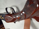 9193
Winchester 101 Super Pigeon 12 GA, 27” Barrels, 7 Winchokes (SK, IC, M, IM,
Full, X-full, CL) 2 pouches and wrench, 7 Gold Images, 2 gold duck - 15 of 25