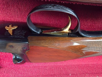 9208  Winchester 23 Classic, 20 Gauge, 2 3/4 and 3”, 26” barrels,  IC/MOD, 14 1/2 lop, butt pad, vent rib, beautiful wood, gold trigger, pistol grip w - Image 12 of 25