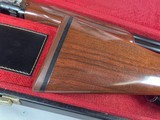 9207
Winchester 101 lightweight 12 gauge, screw in winchokes x 5 ( M, IM, XF, IC, SK) 27” barrels, 14 1/4 LOP, Butt pad, vent rib, ejectors, pistol g - 17 of 25