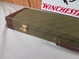 9205 Winchester Green hard trunk style case, NOS--- amazing case, it has the keys, key fob and even the inspection tag. Will hold up to a 28” barrels. - 5 of 15