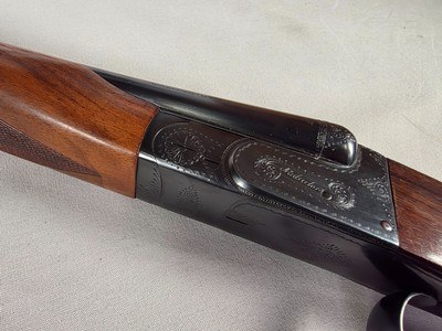 9213
AYA Matador 410 Gauge, 26” Barrels, 3”, Full/Full Ejectors, single selective trigger, Pistol grip with cap, factory butt plate, 1960s, collector