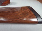 9217
Winchester model 21 SXS shotgun stock and forearm wood, will fit a 16 gauge or 20 gauge, walnut wood with a leather pad, approximately 15” LOP, - 4 of 25