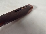 9217
Winchester model 21 SXS shotgun stock and forearm wood, will fit a 16 gauge or 20 gauge, walnut wood with a leather pad, approximately 15” LOP, - 25 of 25