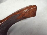 9217
Winchester model 21 SXS shotgun stock and forearm wood, will fit a 16 gauge or 20 gauge, walnut wood with a leather pad, approximately 15” LOP, - 11 of 25
