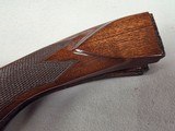 9217
Winchester model 21 SXS shotgun stock and forearm wood, will fit a 16 gauge or 20 gauge, walnut wood with a leather pad, approximately 15” LOP, - 10 of 25