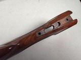 9217
Winchester model 21 SXS shotgun stock and forearm wood, will fit a 16 gauge or 20 gauge, walnut wood with a leather pad, approximately 15” LOP, - 12 of 25