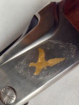 9224
SKB 585 28 gauge, 26” barrels, Brass front bead, vent rib, 14 1/4 lop, screw in chokes,
pistol grip, butt plate, gold inlay birds, More picture - 16 of 25