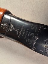 9232
Nikko 12 Gauge, 28” barrels, M/F, pistol grip with cap, butt plate, some tiger striping, engraved receiver, one brass bead, 14 1/4 LOP,
More P - 18 of 25