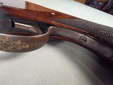 9239
Winchester 101 20 gauge, 26” Barrels, SK/SK, Gold Dama scene, Butt pad, pistol grip with red “W” cap, 13 5/8 LOP, two brass beads, ejectors, ven - 7 of 25