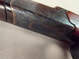 9243 Renato Gamba, Principessa, 28 Gauge, Made in Italy, Case Color, Engraved with a dog, Cross bolt, Extractor, Double trigger, M/F, straight grip, b - 9 of 25 9243 Renato Gamba, Principessa, 28 Gauge, Made in Italy, Case Color, Engraved with a dog, Cross bolt, Extractor, Double trigger, M/F, straight grip, b - 9 of 25