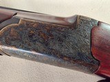 9243 Renato Gamba, Principessa, 28 Gauge, Made in Italy, Case Color, Engraved with a dog, Cross bolt, Extractor, Double trigger, M/F, straight grip, b - 11 of 25 9243 Renato Gamba, Principessa, 28 Gauge, Made in Italy, Case Color, Engraved with a dog, Cross bolt, Extractor, Double trigger, M/F, straight grip, b - 11 of 25