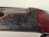 9243 Renato Gamba, Principessa, 28 Gauge, Made in Italy, Case Color, Engraved with a dog, Cross bolt, Extractor, Double trigger, M/F, straight grip, b - 17 of 25 9243 Renato Gamba, Principessa, 28 Gauge, Made in Italy, Case Color, Engraved with a dog, Cross bolt, Extractor, Double trigger, M/F, straight grip, b - 17 of 25