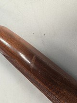 9251
Winchester Model 50, 20 gauge, 2 3/4, crack in stock, pistol grip, butt plate plain barrel, 27” barrel, 12 3/4 LOP, More pictures at dawsonsdoub - 23 of 25