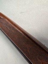 9251
Winchester Model 50, 20 gauge, 2 3/4, crack in stock, pistol grip, butt plate plain barrel, 27” barrel, 12 3/4 LOP, More pictures at dawsonsdoub - 24 of 25