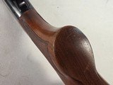 9251
Winchester Model 50, 20 gauge, 2 3/4, crack in stock, pistol grip, butt plate plain barrel, 27” barrel, 12 3/4 LOP, More pictures at dawsonsdoub - 19 of 25