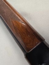 9251
Winchester Model 50, 20 gauge, 2 3/4, crack in stock, pistol grip, butt plate plain barrel, 27” barrel, 12 3/4 LOP, More pictures at dawsonsdoub - 3 of 25
