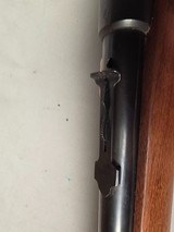 9245Winchester Model 74, 22 Long Rifle, Open Sights, pistol grip, wood stock, blued barrel, 23” barrel. More pictures at DawsonsDoubles DOT COM. - 14 of 25