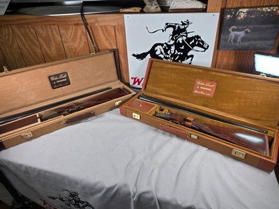 9260
Winchester model 23 Golden Quail MATCHED SET--- both are Number 101! There is a 20 gauge and a 410 Gauge, DO NOT miss this set, 26” barrels on b