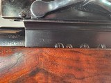 9272
Weatherby 300 Weatherby Mag, 90 Mauser, walnut ebony tip, early Weatherby 300, grip cap, Gunther and Howe receiver, scope mount, detachable, Wea - 13 of 25