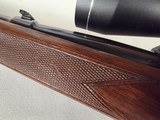 9270
Winchester Model 70, pre 64, 300 H + H, Magnum, 26” Barrels, cheek piece, Pachmayer butt pad, LOP 14 1/4, Sling Swivels, Tasco 3x9 scope, made - 13 of 25