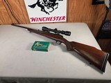 9270
Winchester Model 70, pre 64, 300 H + H, Magnum, 26” Barrels, cheek piece, Pachmayer butt pad, LOP 14 1/4, Sling Swivels, Tasco 3x9 scope, made