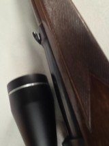 9270
Winchester Model 70, pre 64, 300 H + H, Magnum, 26” Barrels, cheek piece, Pachmayer butt pad, LOP 14 1/4, Sling Swivels, Tasco 3x9 scope, made - 22 of 25