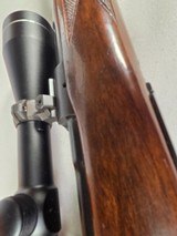 9270
Winchester Model 70, pre 64, 300 H + H, Magnum, 26” Barrels, cheek piece, Pachmayer butt pad, LOP 14 1/4, Sling Swivels, Tasco 3x9 scope, made - 23 of 25