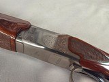 9280
Winchester 101 Pigeon grade, 20 Gauge, 27 barrels, SK/SK, AAA+ fancy highly figured walnut, vent rib, pistol grip, Pachmayer white line pad, LOP - 9 of 25
