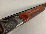 9280
Winchester 101 Pigeon grade, 20 Gauge, 27 barrels, SK/SK, AAA+ fancy highly figured walnut, vent rib, pistol grip, Pachmayer white line pad, LOP - 21 of 25