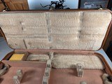 9283
Browning Hartmann Multi Barrel Shotgun trunk style hard case. Very rare in a Hartmann and multi barrel. Will hold up to three 30” barrels and th - 19 of 20