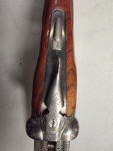 9290
SKB 385 Ducks Unlimited 2 barrel set, Only 200 were Made, 20 gauge and 28 Gauge, The stock is American walnut in high gloss finish with a semi- - 22 of 25