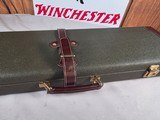 9299Merkel Green with leather Shotgun trunk style hard case. Will fit up to a 30” Barrel, these are getting harder to find!. Has blocks. More pictur - 7 of 19