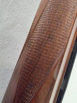 9310Perazzi 12 gauge TMX Special, High vent rib, ported barrel, 34” barrel, Fixed IM choke, 14 1/4 LOP, Custom engraved receiver with gold bird, tr - 20 of 25