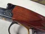 9316 Winchester Model 23 classic, 410 Gauge, 26” barrels, Mod/full chokes, pistol grip with cap, Winchester butt bad, gold quail, gold trigger, vent r - 8 of 25