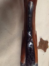 9317 Winchester 23 CUSTOM 2 BARREL HUNT SET WBS, 28 gauge and 20 Gauge barrels,both are 26 inch barrels, both are ic/mod, raised solid rib, ejectors - 12 of 25