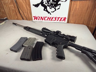 9319 Stag Arms model Stag 15 5.56(223) stainless steel medium barrel 1 in 8 twist, tuned trigger, MAG PULL adjustable stock, 30 round magazine. Nikon - Image 1 of 25