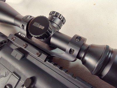 9319 Stag Arms model Stag 15 5.56(223) stainless steel medium barrel 1 in 8 twist, tuned trigger, MAG PULL adjustable stock, 30 round magazine. Nikon - Image 15 of 25